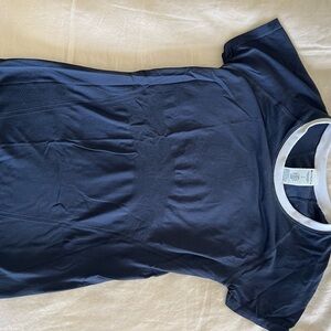 Athleta Navy Blue Performance Shirt